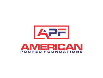 American Poured Foundations logo design by oke2angconcept