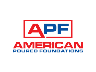 American Poured Foundations logo design by lexipej