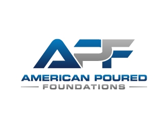 American Poured Foundations logo design by labo