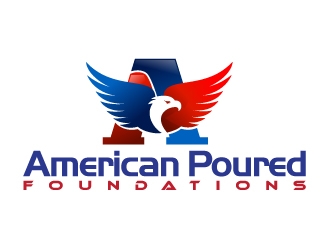 American Poured Foundations logo design by Dawnxisoul393