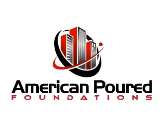 American Poured Foundations logo design by Dawnxisoul393