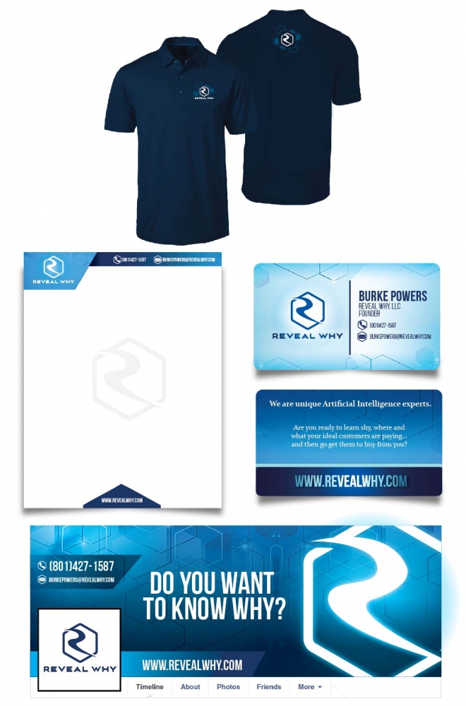 Reveal Why, LLC logo design by justine