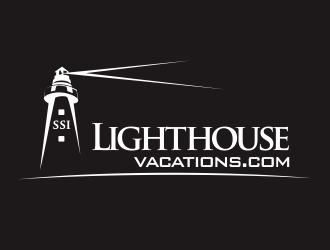 Lighthouse Vacations logo design by YONK