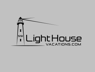Lighthouse Vacations logo design by BeDesign