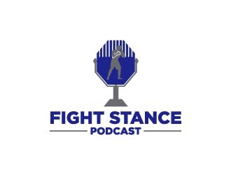 Fight Stance Podcast logo design by GRB Studio