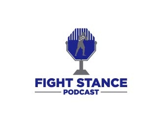 Fight Stance Podcast logo design by GRB Studio