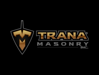 Trana Masonry Inc. logo design by sgt.trigger