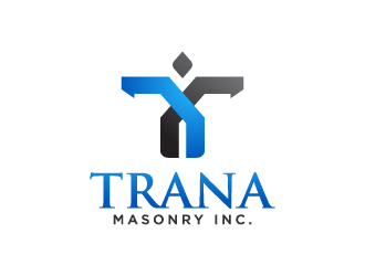 Trana Masonry Inc. logo design by uyoxsoul