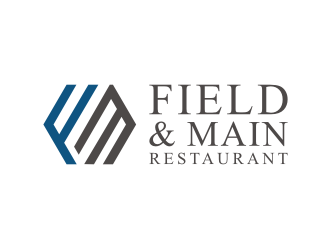 FIELD & MAIN RESTAURANT logo design by yeve