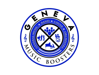 Geneva Music Boosters logo design by rootreeper