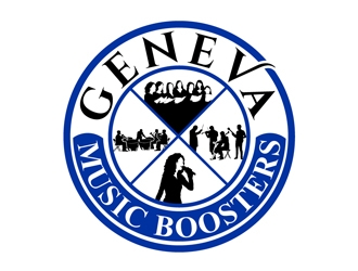 Geneva Music Boosters logo design by DreamLogoDesign