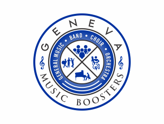 Geneva Music Boosters logo design by rootreeper