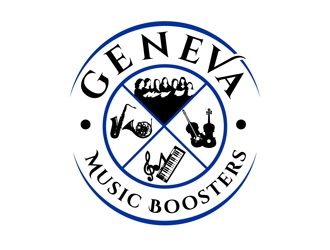 Geneva Music Boosters logo design by DreamLogoDesign