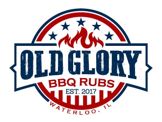 Old Glory BBQ Rubs logo design by jaize