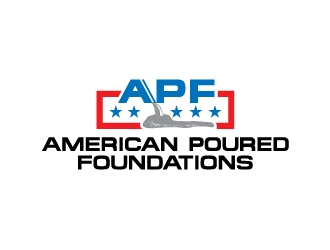 American Poured Foundations logo design by josephope
