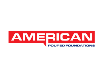 American Poured Foundations logo design by Franky.
