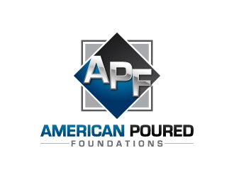 American Poured Foundations logo design by J0s3Ph