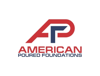 American Poured Foundations logo design by rokenrol