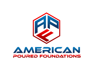 American Poured Foundations logo design by serprimero