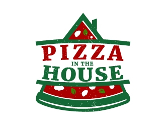Pizza in the House logo design by akilis13