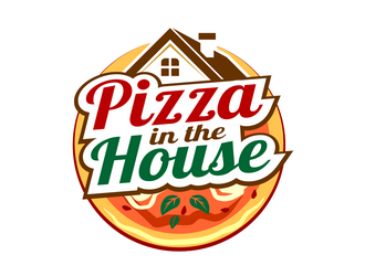 Pizza in the House logo design by haze