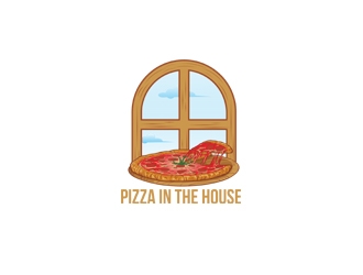 Pizza in the House logo design by rahmatillah11