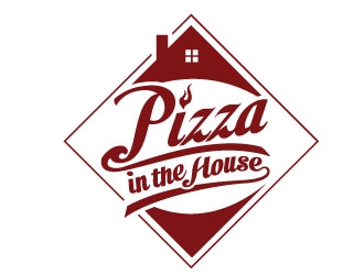 Pizza in the House logo design by REDCROW