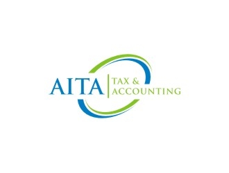 AITA Tax  - the name can also be AITA Tax & Accounting logo design by bricton