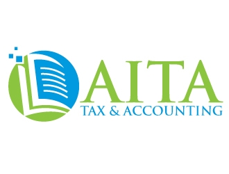 AITA Tax  - the name can also be AITA Tax & Accounting logo design by Dawnxisoul393