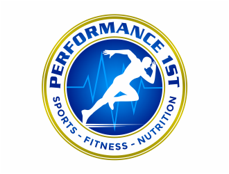 Performance 1st  logo design by mutafailan