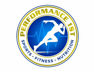 Performance 1st  logo design by mutafailan