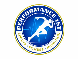 Performance 1st  logo design by mutafailan