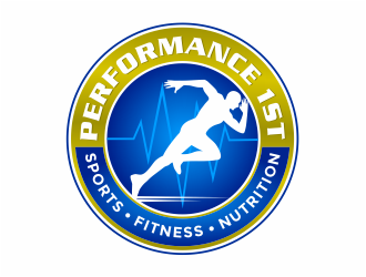 Performance 1st  logo design by mutafailan