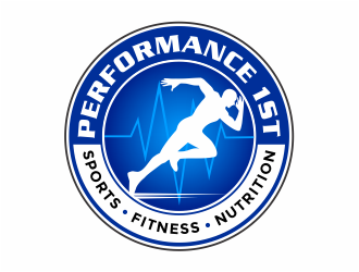 Performance 1st  logo design by mutafailan
