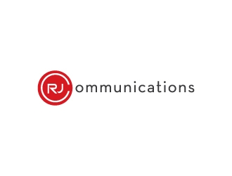 RJ Communications logo design by zakdesign700