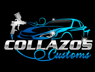 Collazos Customs logo design by THOR_