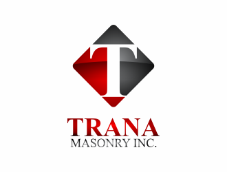 Trana Masonry Inc. logo design by Kopiireng