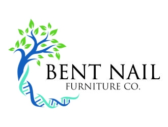 Bent Nail Furniture Co. logo design by jetzu