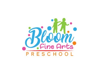 Bloom Fine Arts Preschool  logo design by Mad_designs