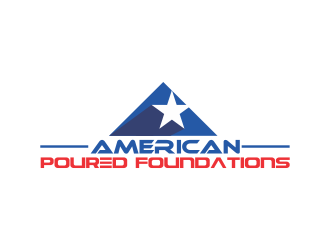 American Poured Foundations logo design by Lut5