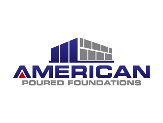 American Poured Foundations logo design by jaize
