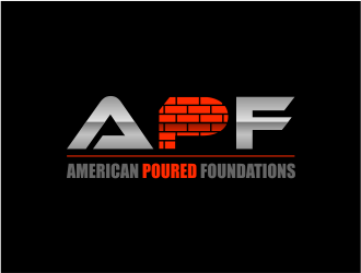 American Poured Foundations logo design by meliodas