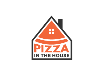 Pizza in the House logo design by ivory