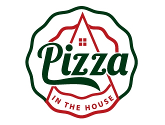 Pizza in the House logo design by logoguy