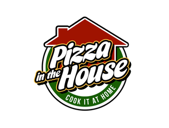 Pizza in the House logo design by kunejo