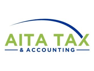 AITA Tax  - the name can also be AITA Tax & Accounting logo design by bricton