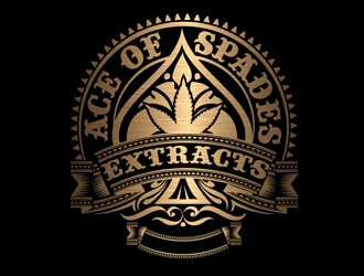 Ace of spades extracts logo design by DreamLogoDesign