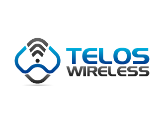 Telos Wireless logo design by BrightARTS