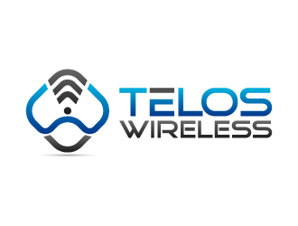 Telos Wireless logo design by BrightARTS