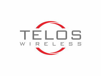 Telos Wireless logo design by kimpol
